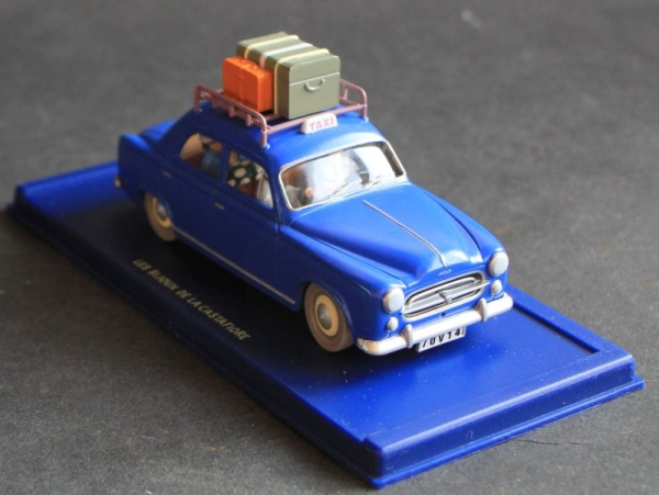 Moulinsart Herge Peugeot 403 Taxi "Les Bijoux de la Castaflore" DieCast Model in original box (8670)